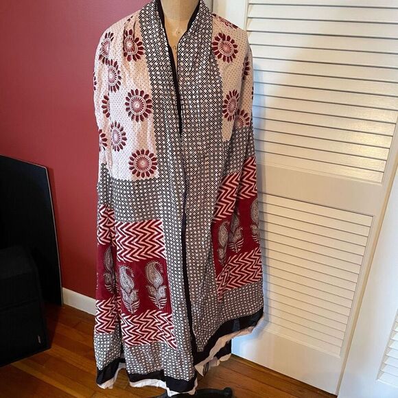 COMMUNITIE | big blanket luxury multicolor patterns scarf wrap - Picture 5 of 9